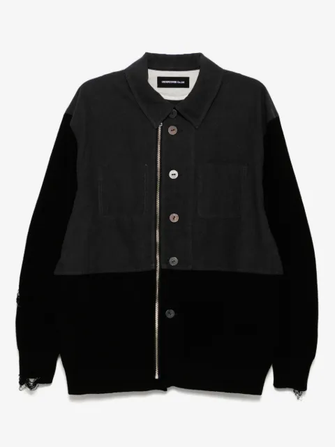 Undercover panelled shirt jacket