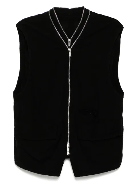 Undercover zip-up gilet