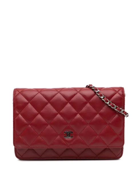 CHANEL Pre-Owned bolsa crossbody Classic Lambskin Wallet on Chain 2010-2011
