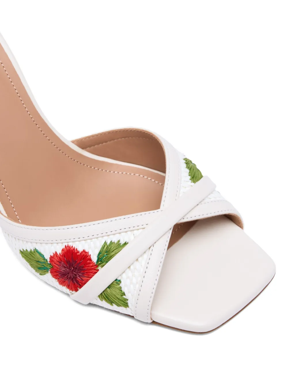 Malone Souliers 70mm Perla sandals Wit