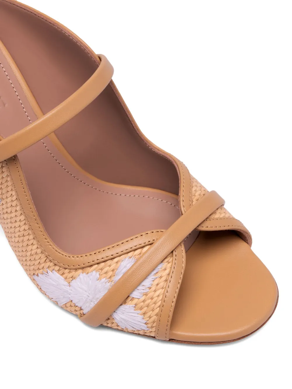 Malone Souliers Norah 70mm muiltjes Beige
