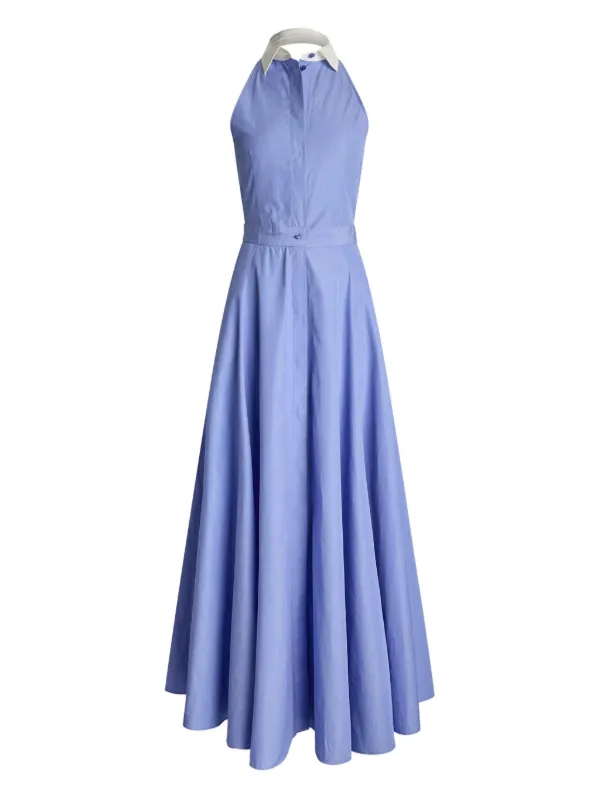 ralph lauren cotton maxi dress Cotton Drawcord Maxi Shirtdress