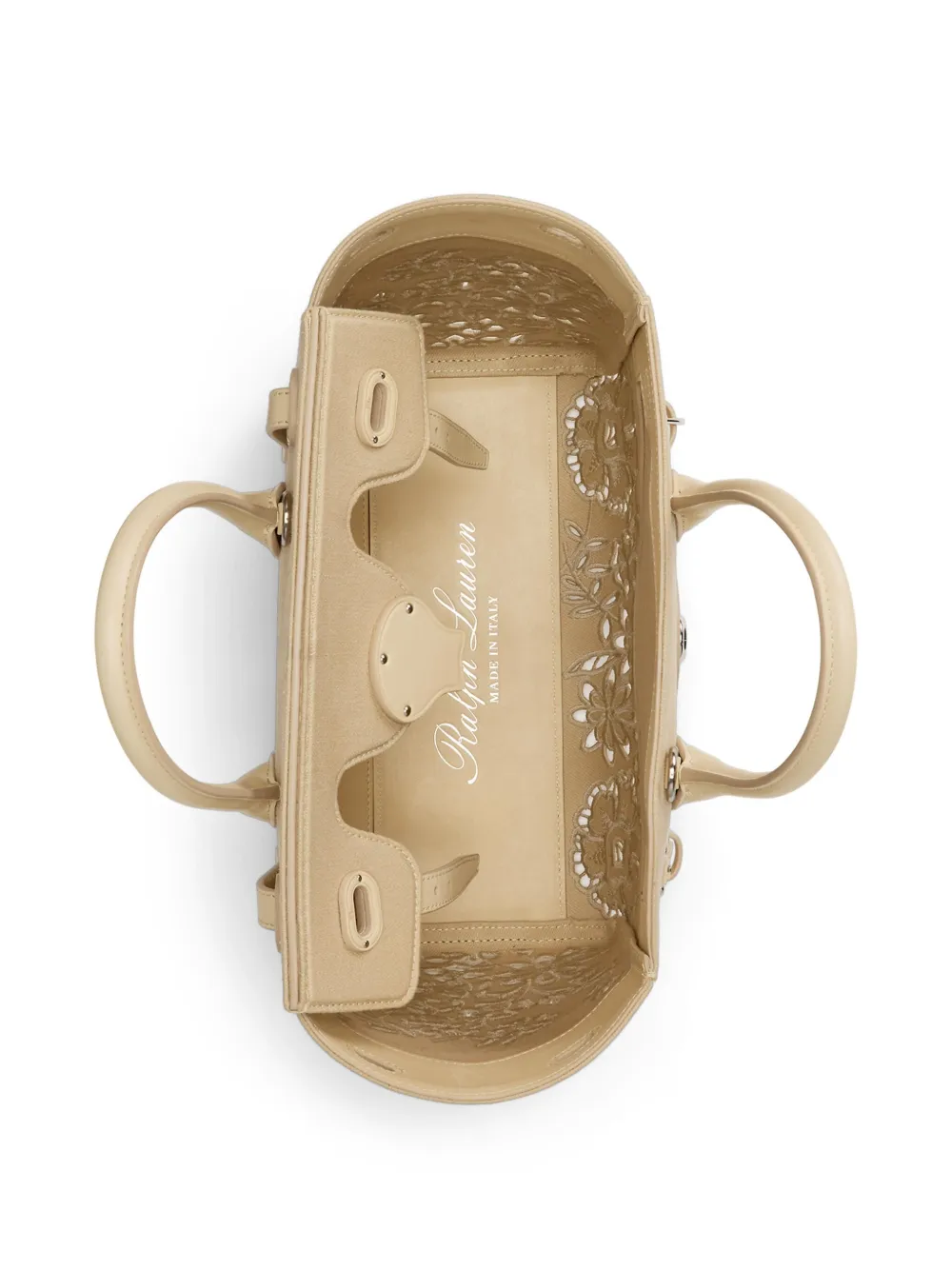 Ralph Lauren Collection Ricky 27 schoudertas Beige