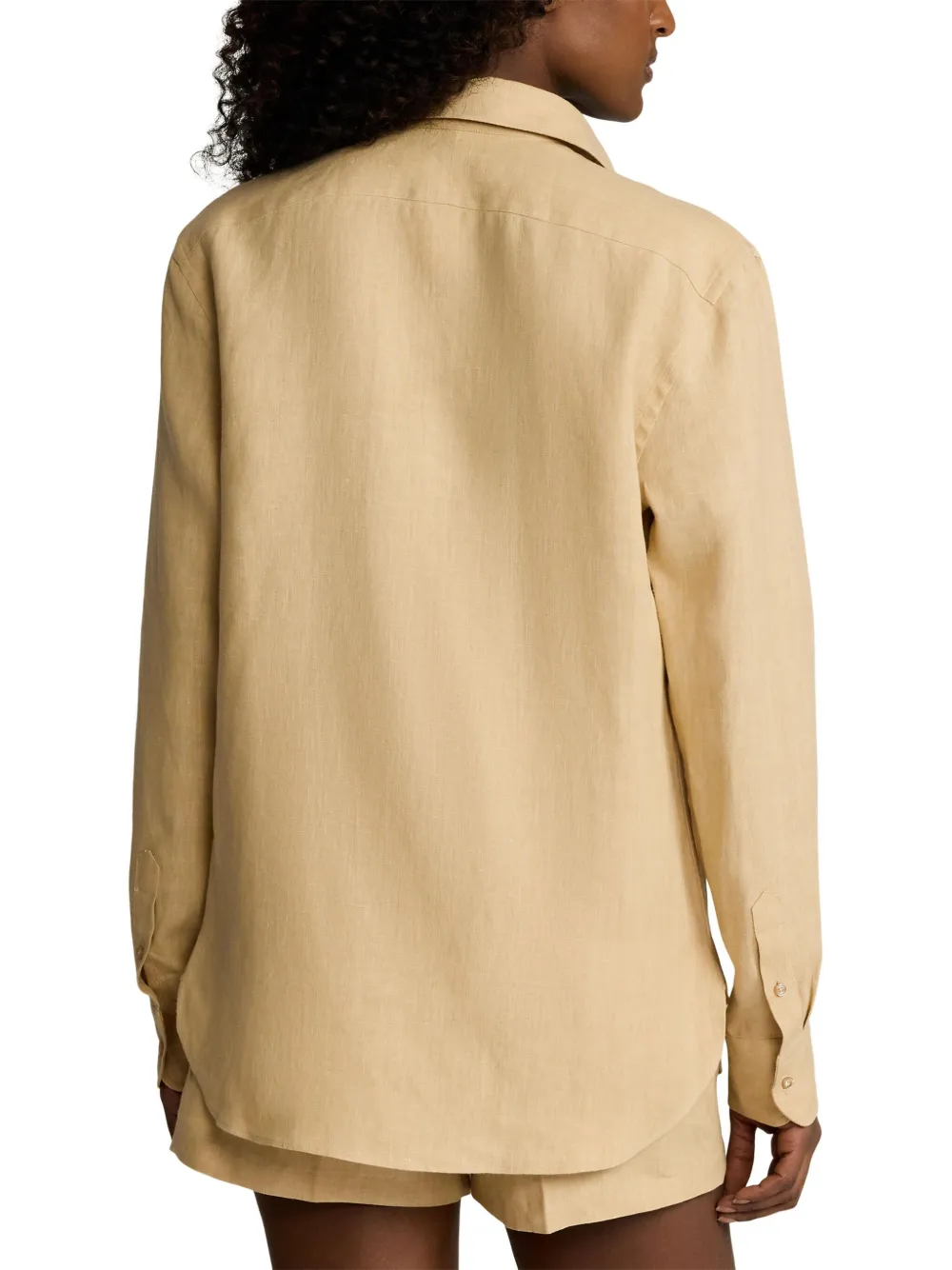 Ralph Lauren Collection Linnen blouse Beige