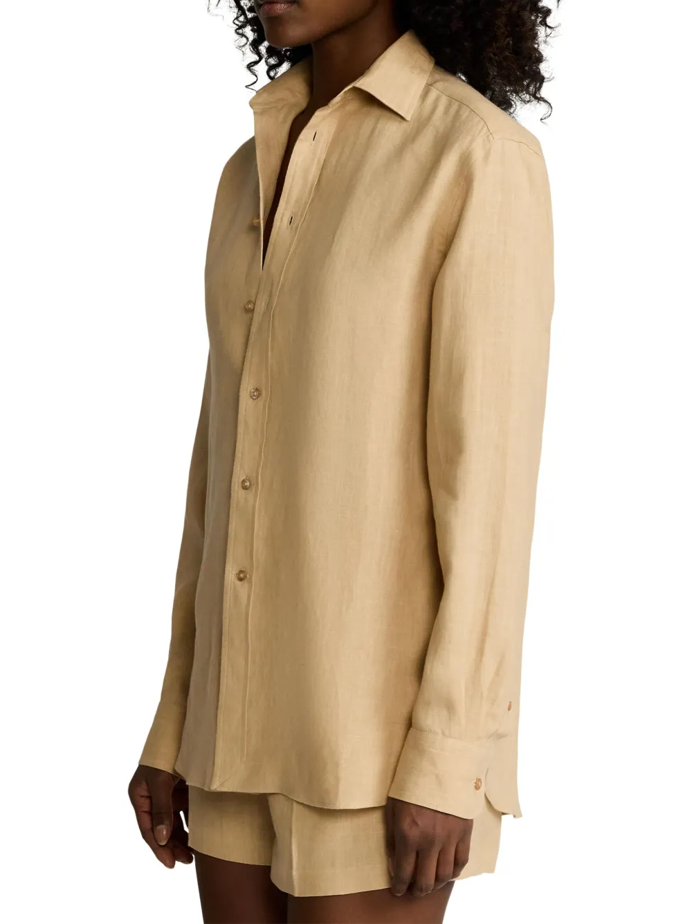 Ralph Lauren Collection Linnen blouse Beige