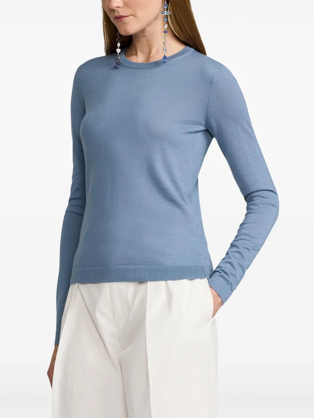 Ralph Lauren Collection Kasjmier T-shirt Blauw
