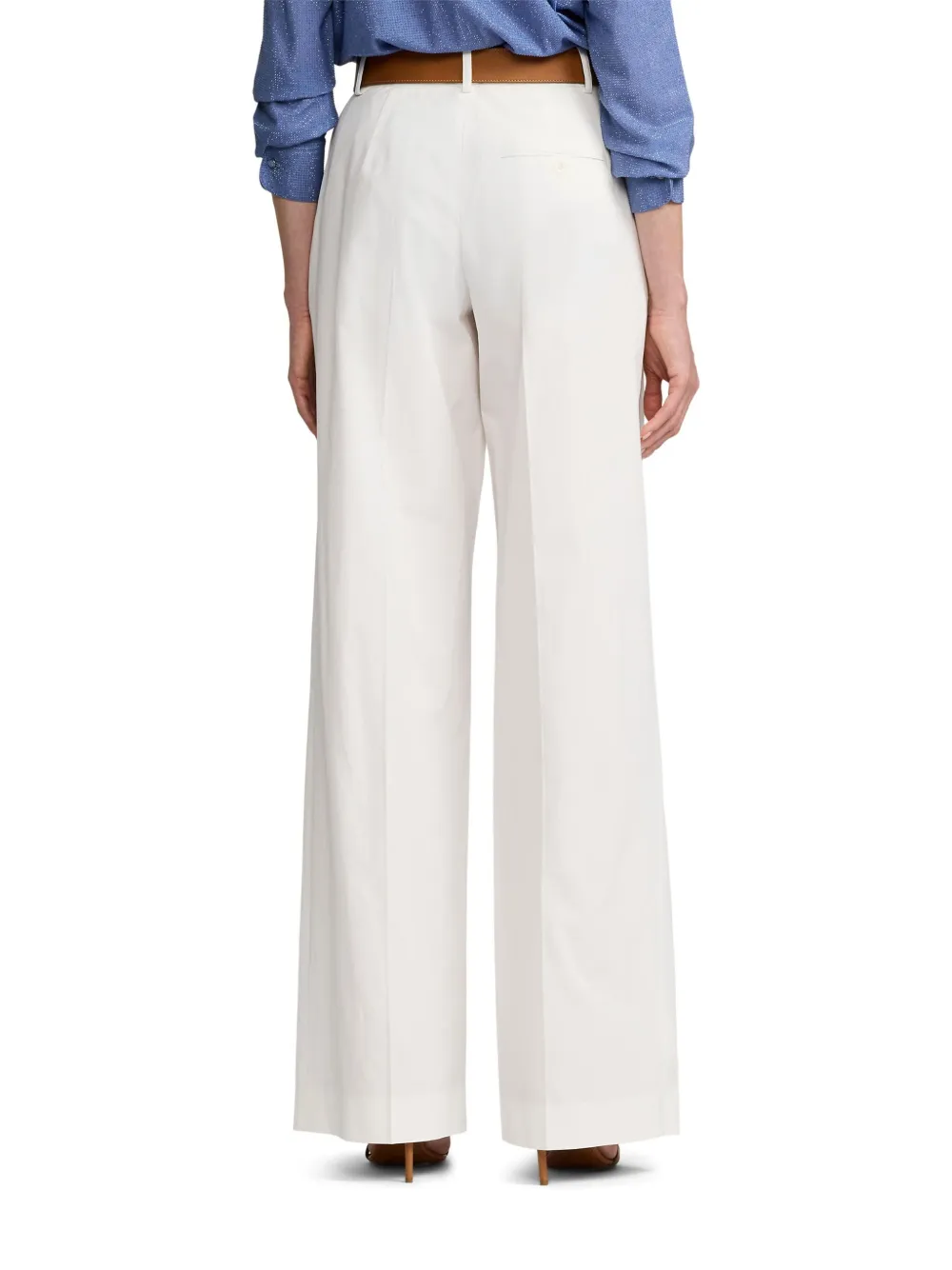 Ralph Lauren Collection Katoenen broek Wit