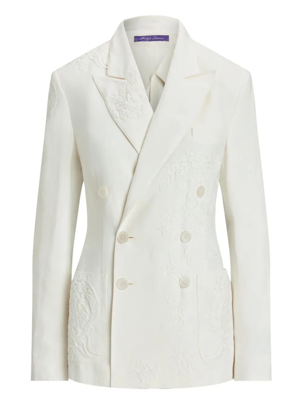Shop Ralph Lauren Collen Blazer In Weiss
