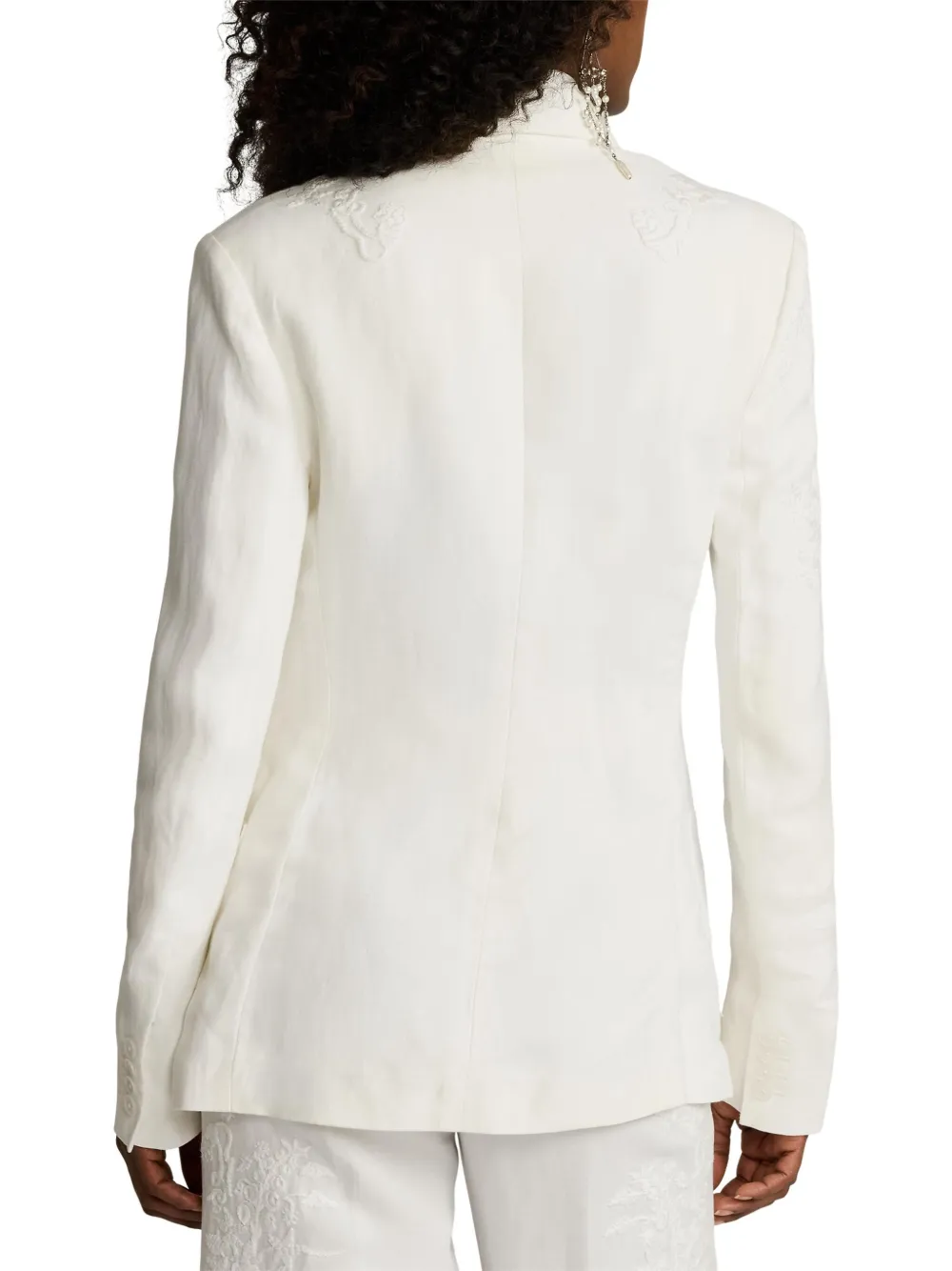 Shop Ralph Lauren Collen Blazer In Weiss