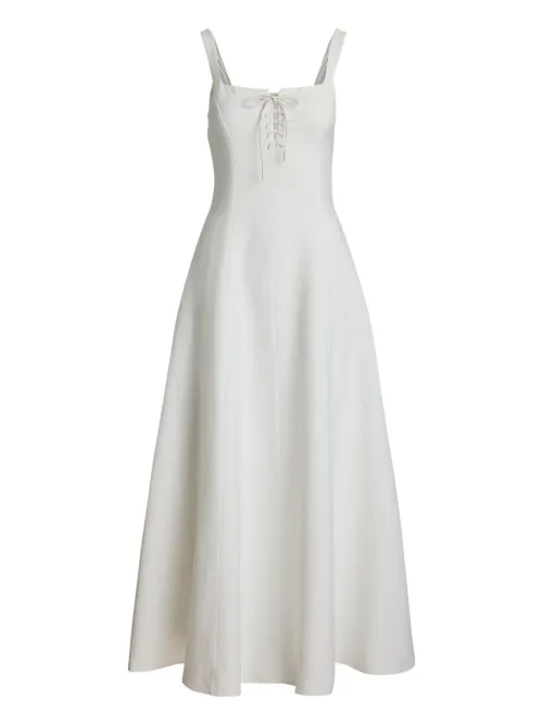 Robe Sonali à coupe mi-longue - Ralph Lauren Collection - Modalova