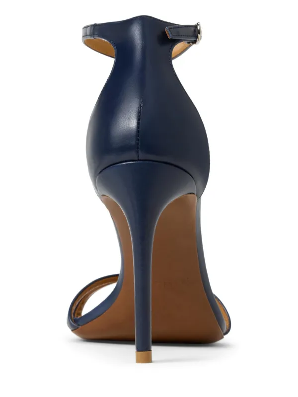 Ralph Lauren Collection 95mm Leather Sandals | Blue | FARFETCH