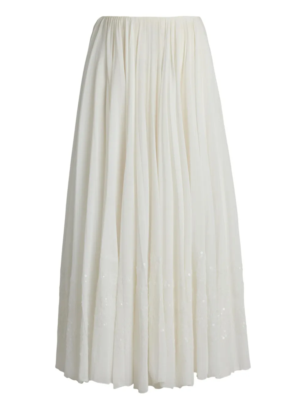 Ralph Lauren Collection Trivelas midi-rok Wit