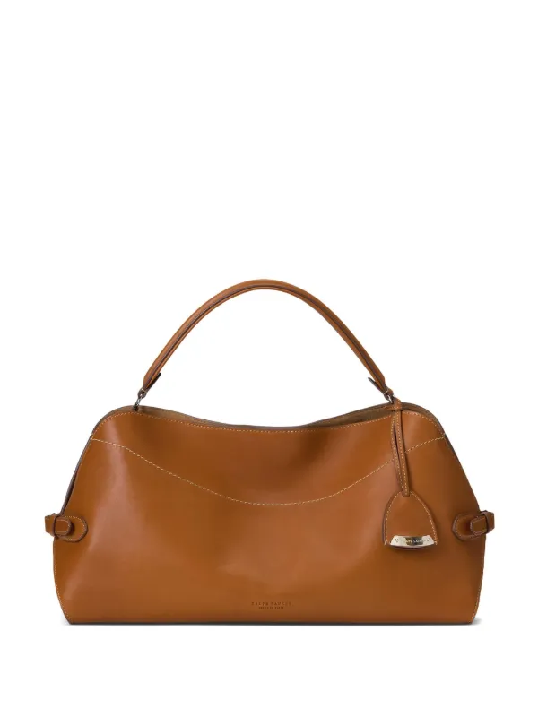 Ralph Lauren Collection Medium Leather Shoulder Bag in Brown