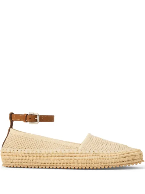 Ralph Lauren Collection Espadrille com tira no tornozelo