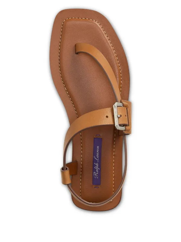 Ralph Lauren Collection Payton Sandals Brown FARFETCH IN