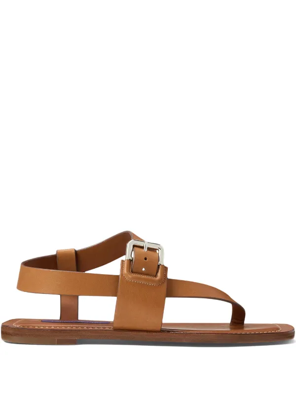 Ralph Lauren Collection Payton Sandals in Brown