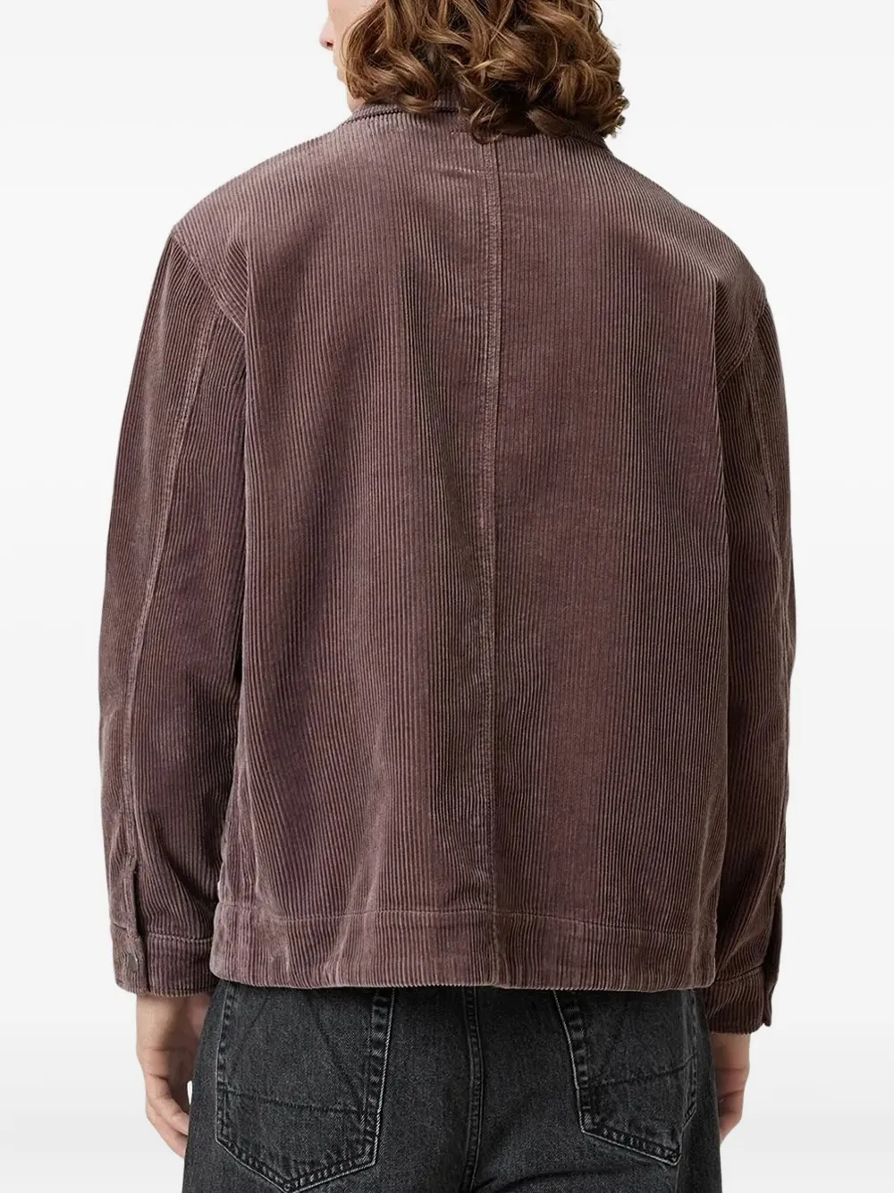 AllSaints Castleford corduroy shirt - Bruin