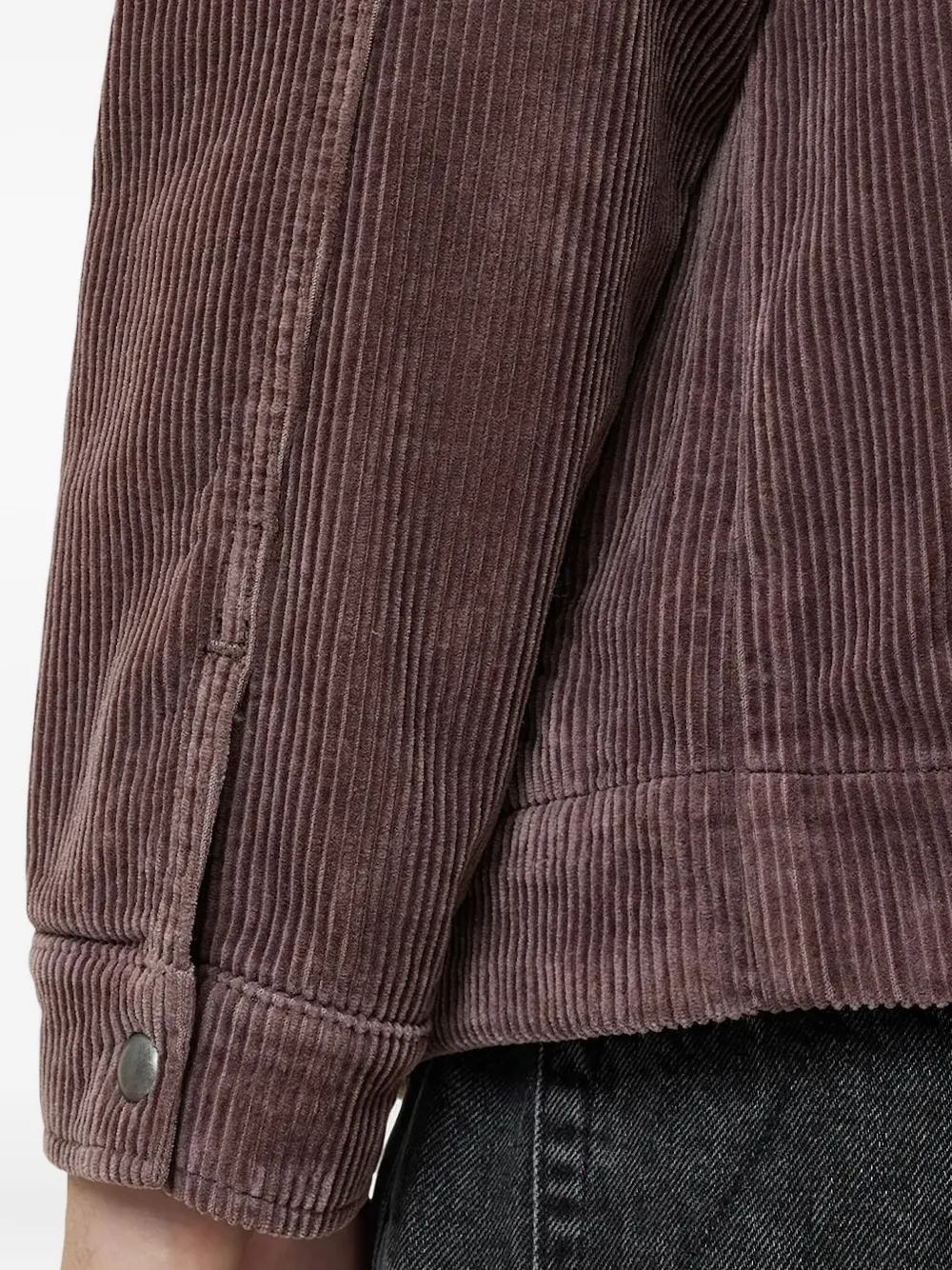 AllSaints Ribfluwelen overhemd Bruin
