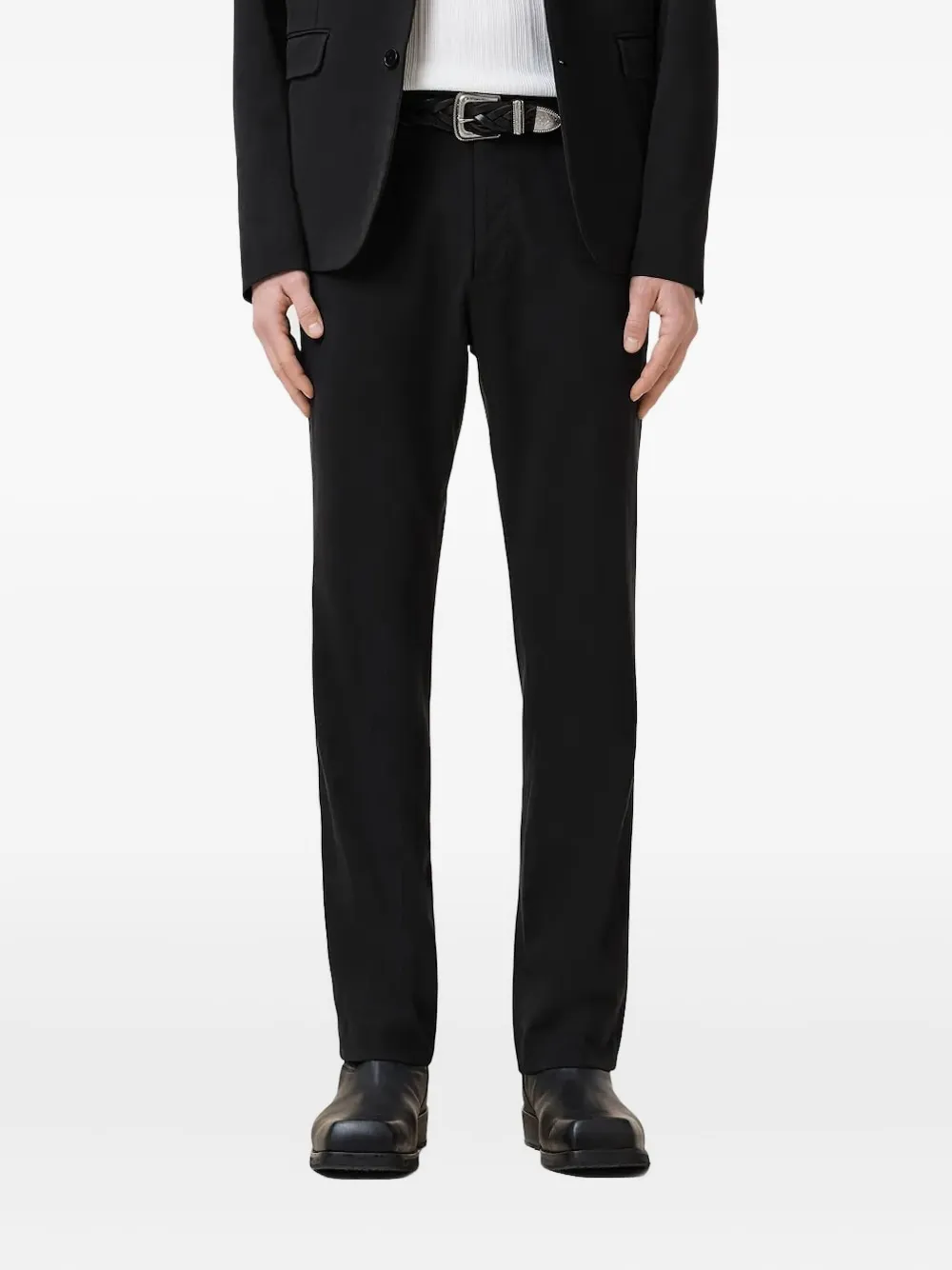 AllSaints Straight broek - Zwart