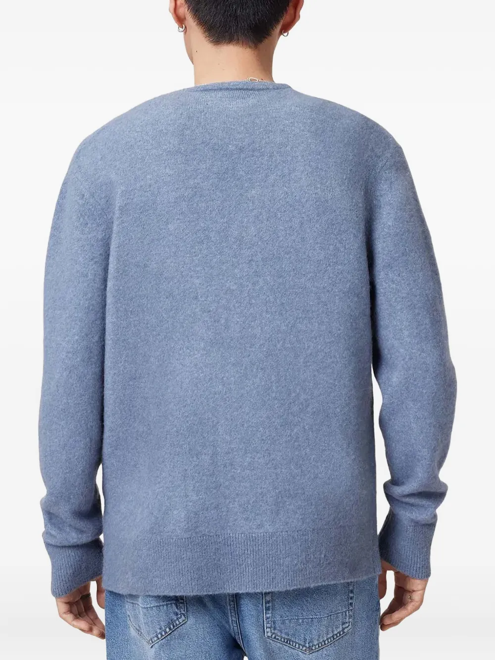 AllSaints Gebreid vest Blauw