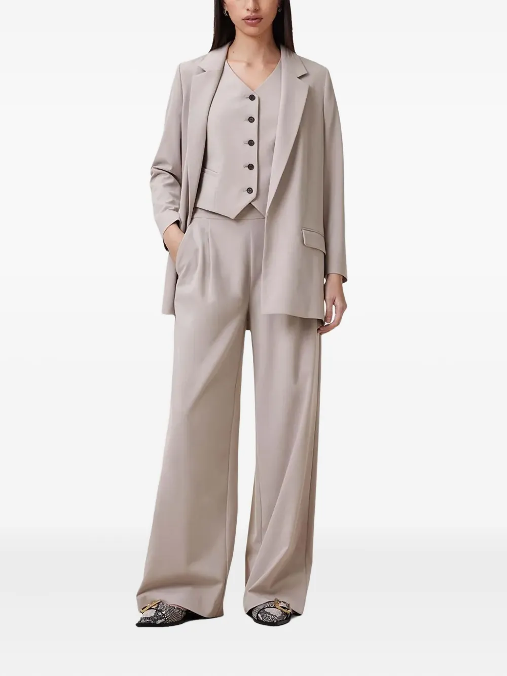 AllSaints Aleida gilet Beige