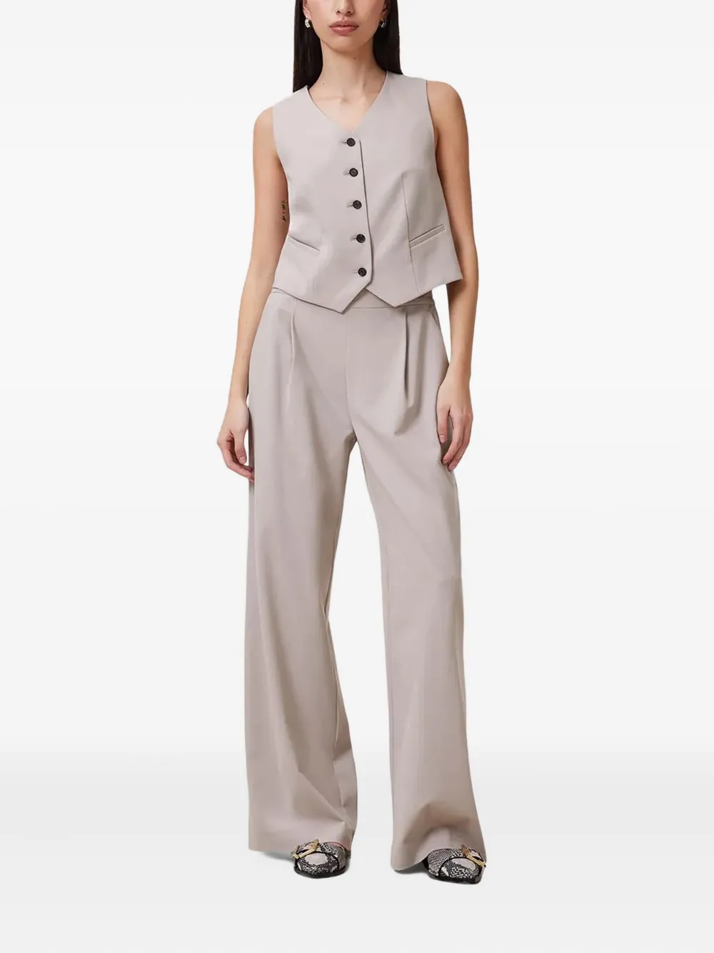 AllSaints Aleida gilet Beige
