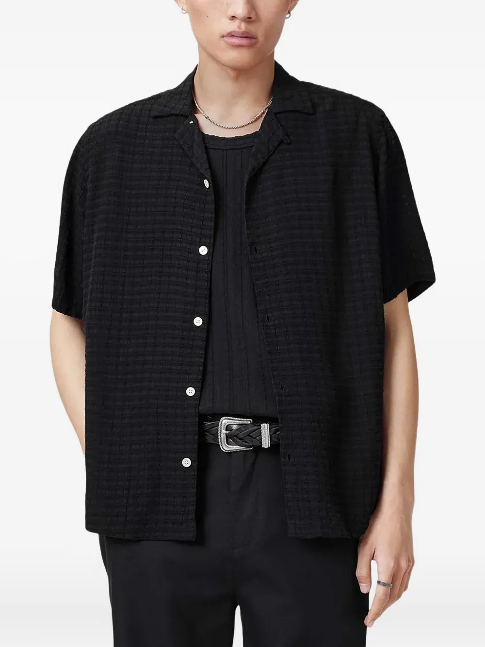 AllSaints Madin overhemd Zwart
