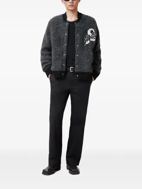 AllSaints snake-embroidered cardigan