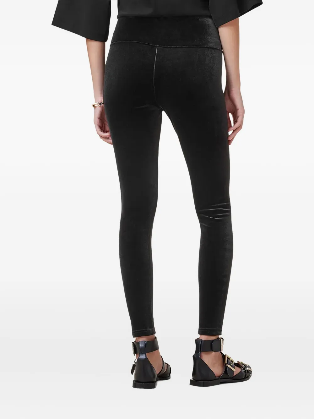 AllSaints Cora fluwelen legging Zwart