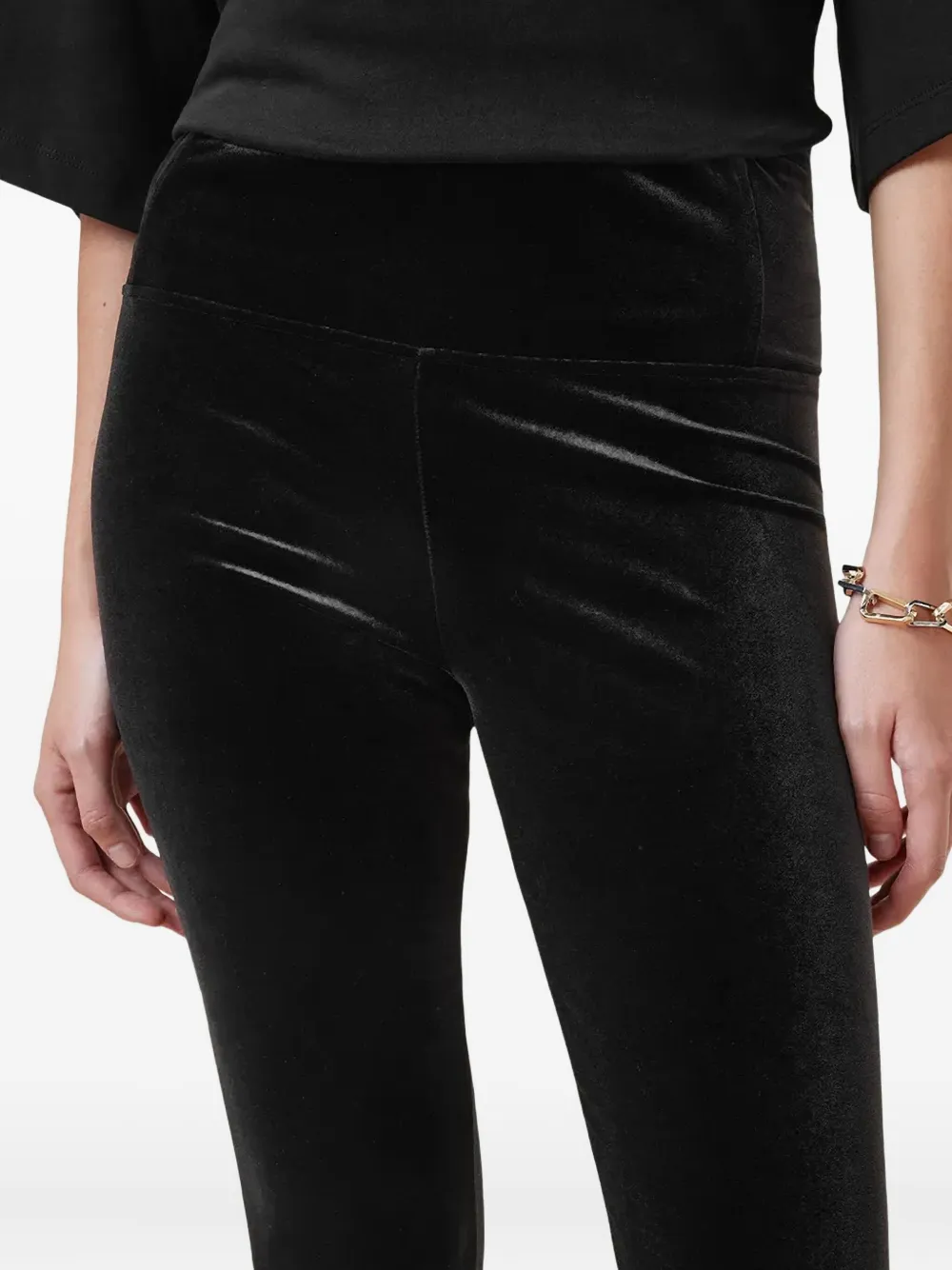 AllSaints Cora fluwelen legging Zwart