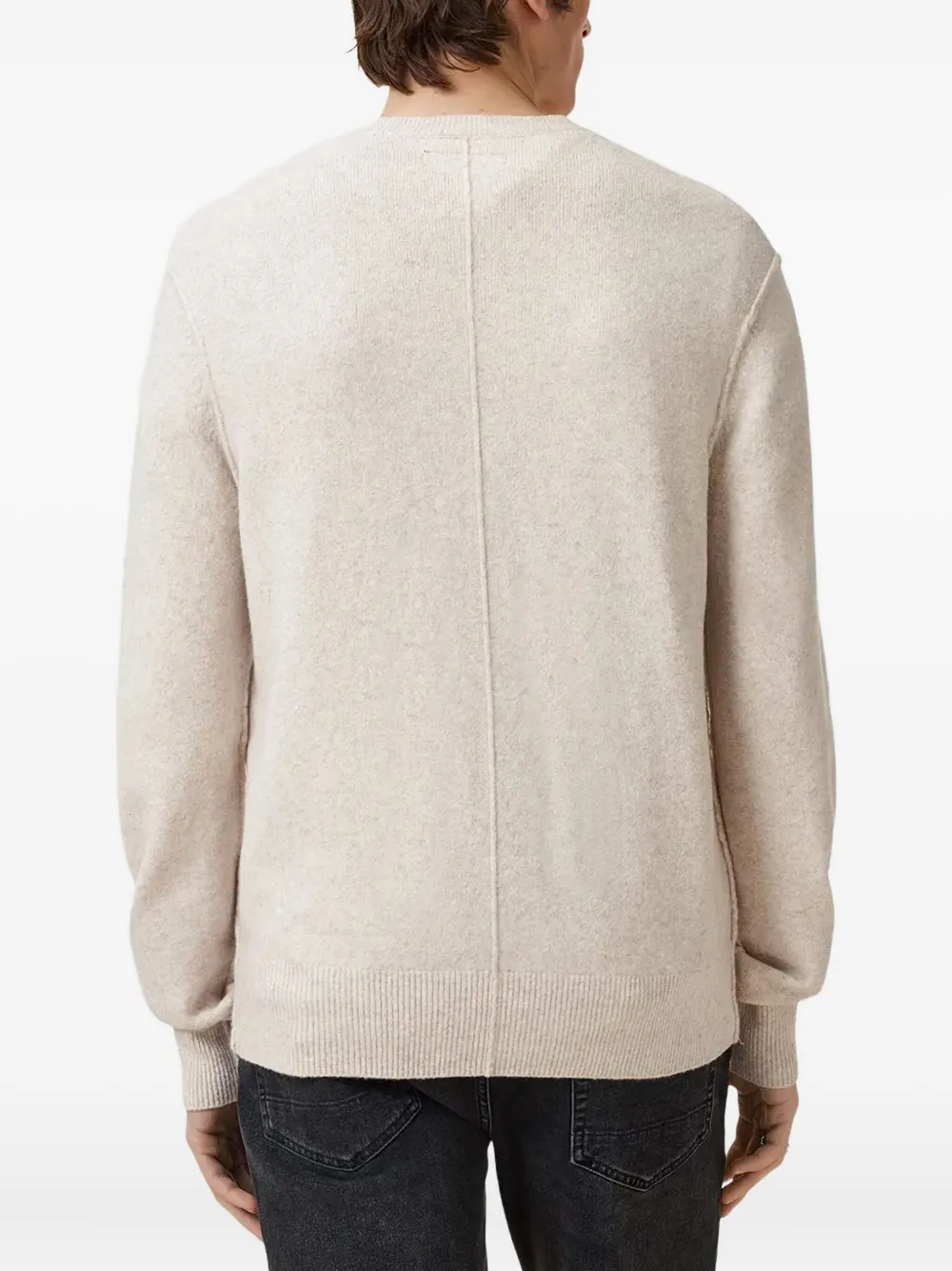 AllSaints Trui met ronde hals Beige