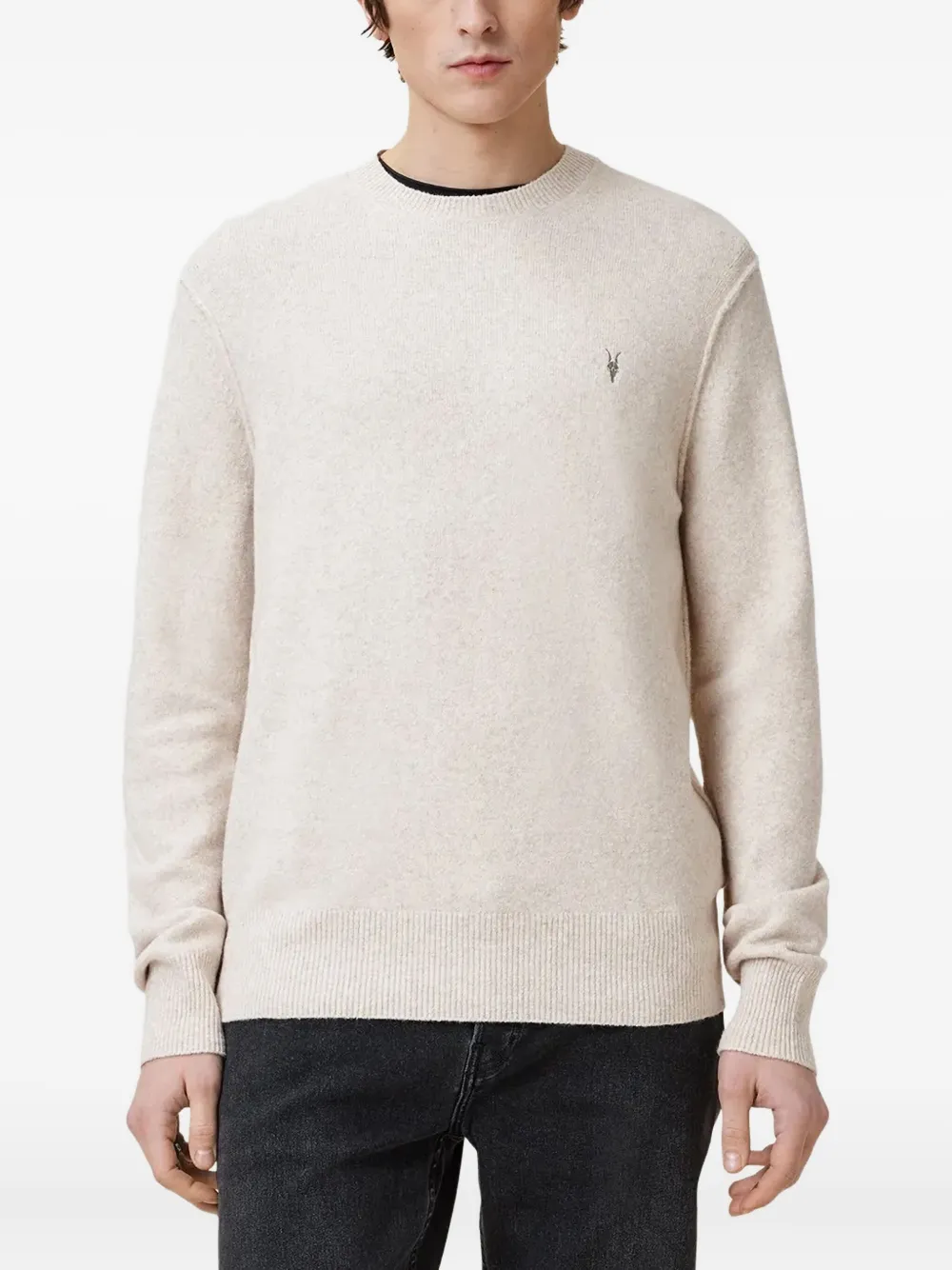 AllSaints ロゴ プルオーバー - ニュートラル AllSaints ロゴ プルオーバー - ニュートラル