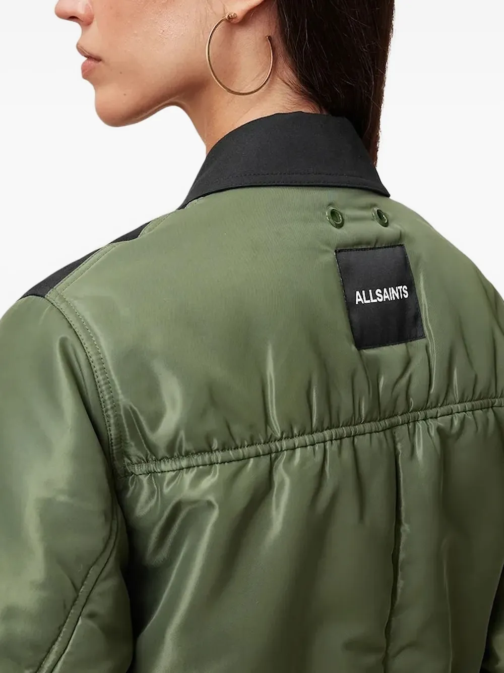 AllSaints Penni trenchcoat Zwart