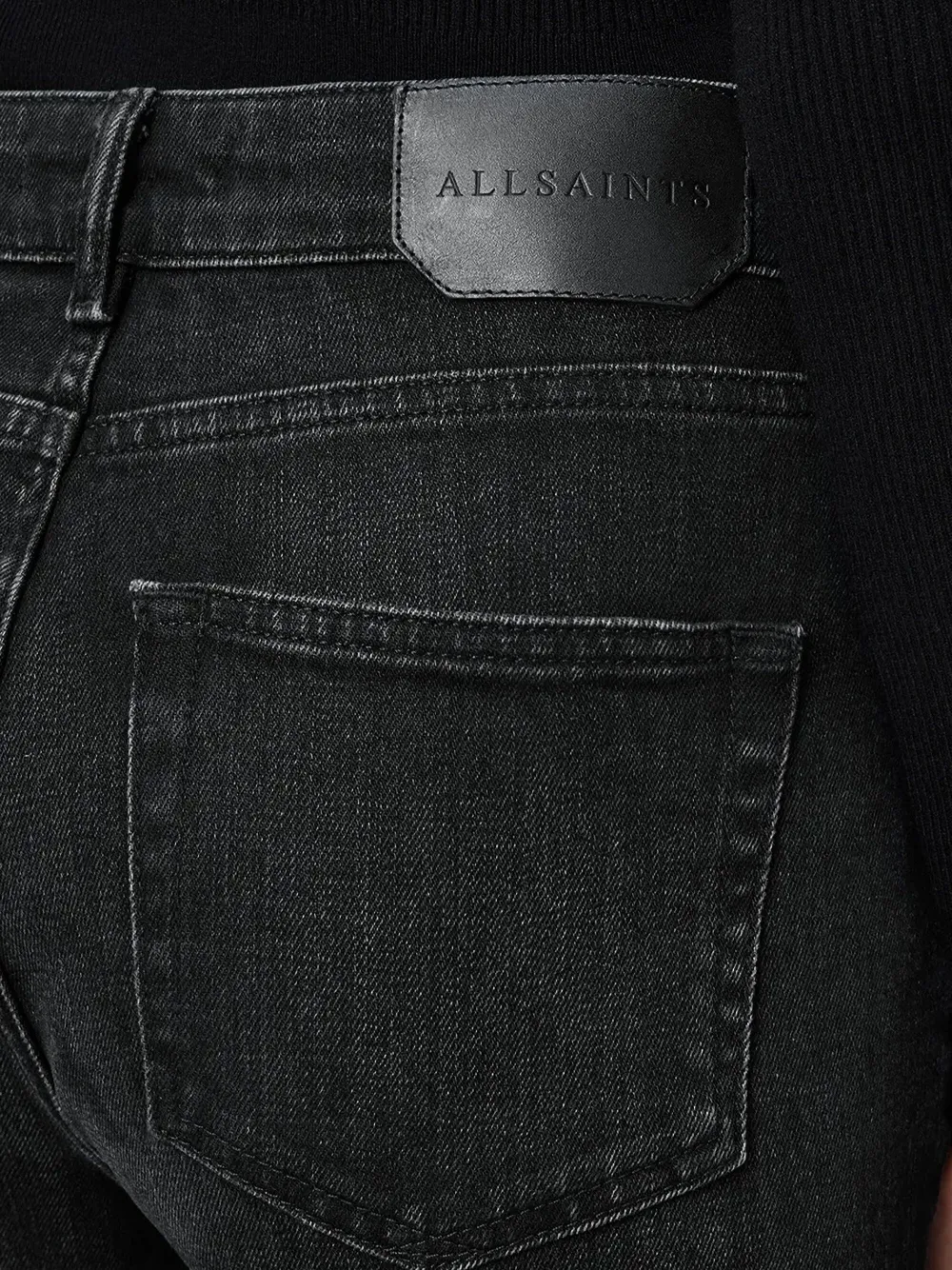AllSaints Hollis jeans met cargozak Zwart