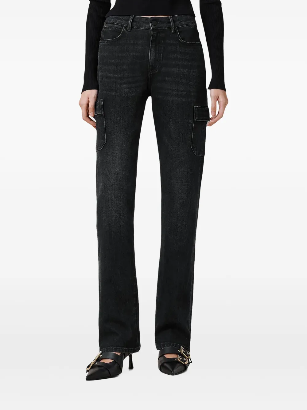 AllSaints Hollis カーゴジーンズ - ブラック AllSaints Hollis カーゴジーンズ - ブラック