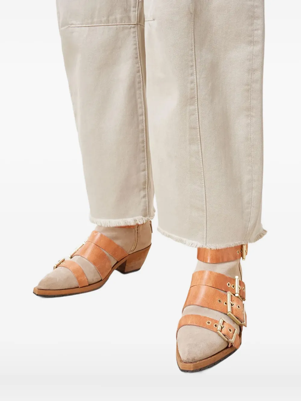 AllSaints Flared jeans Beige