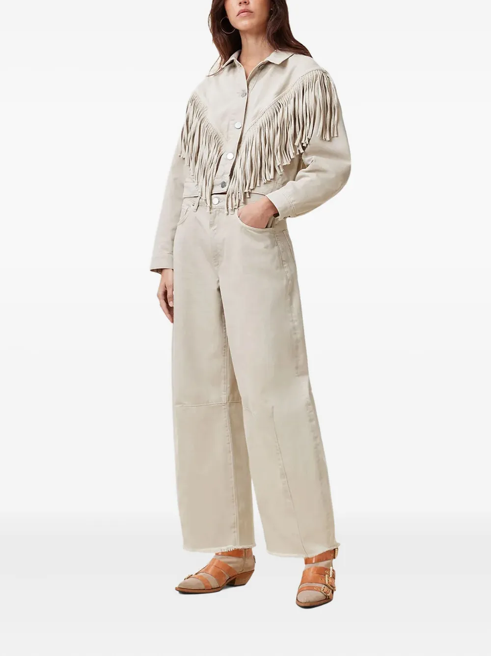 AllSaints Flared jeans Beige