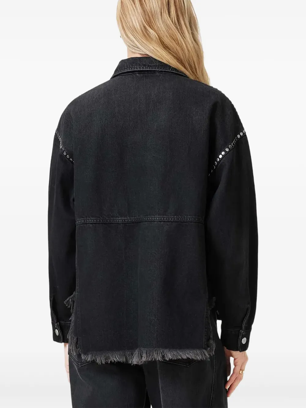 AllSaints Hettie denim jack Zwart
