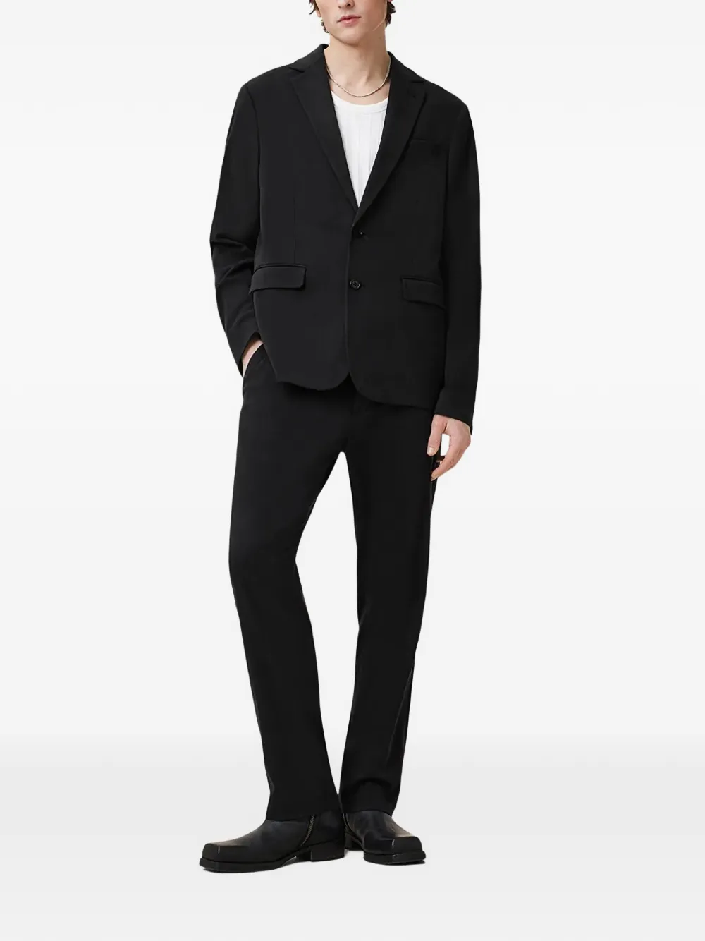 AllSaints button-fastening pocket blazer | Blazers | Image 2