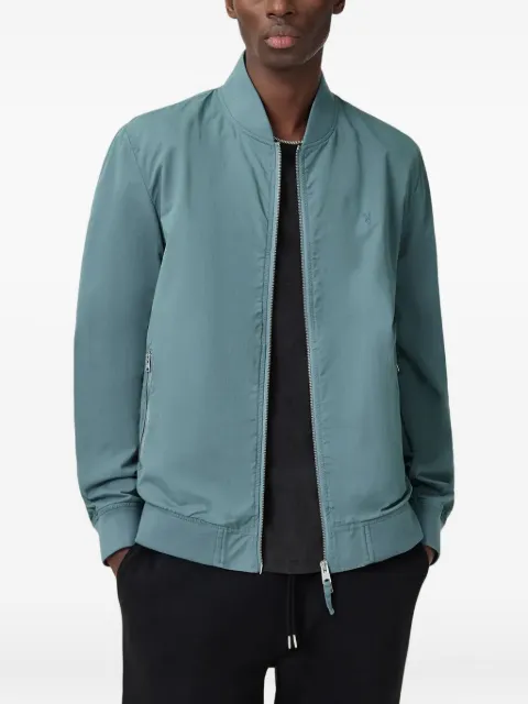 AllSaints logo-embroidered bomber jacket