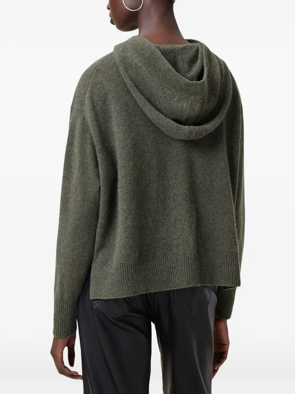 AllSaints Trui met capuchon Groen