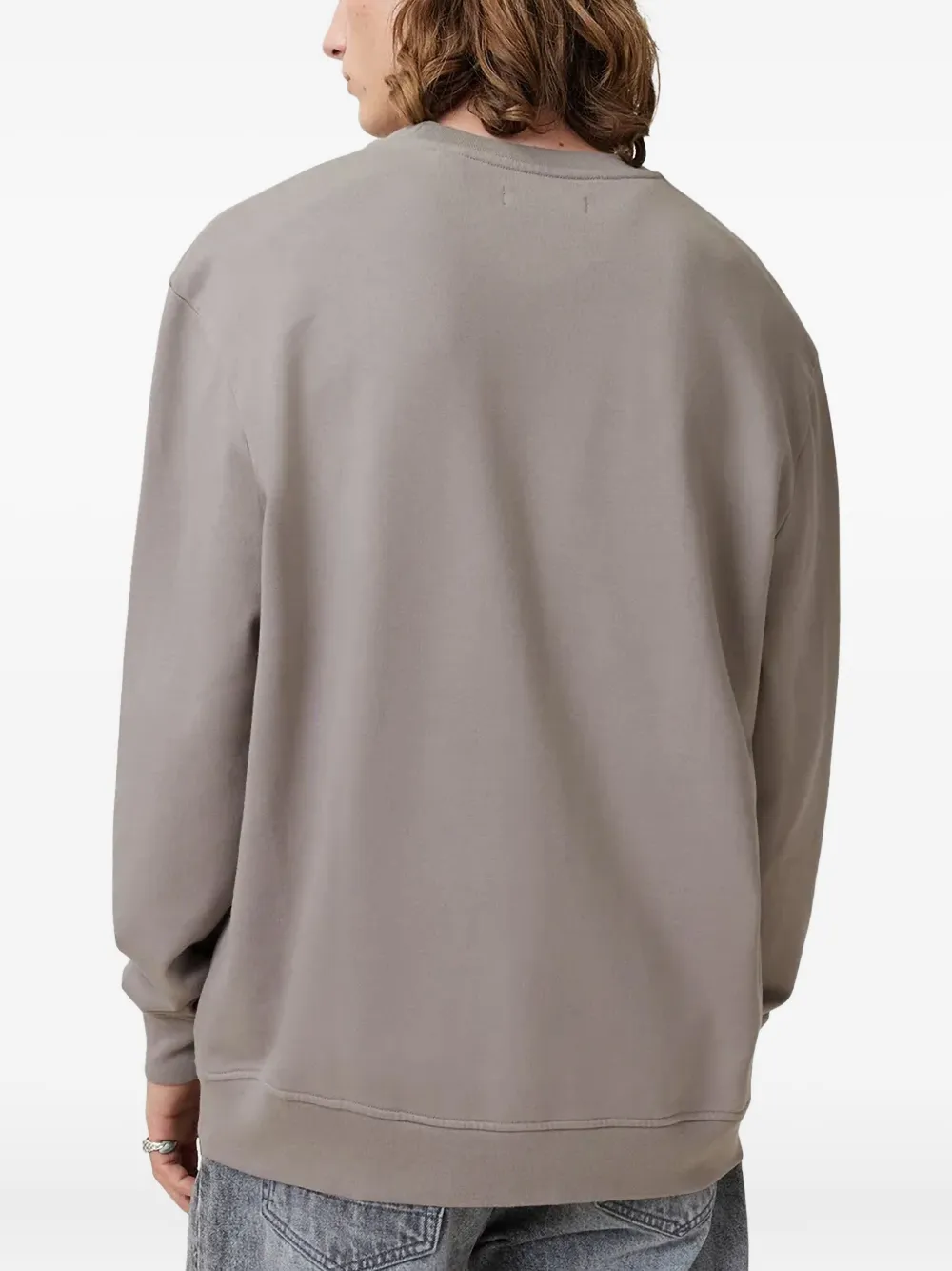 AllSaints Sweater met logoprint Grijs