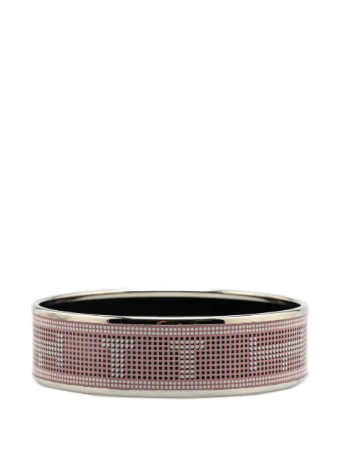 Hermès Pre-Owned 20th Century Wide H Dot Enamel Bangle 65 costume bracelet