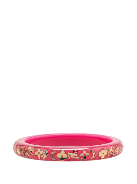 Louis Vuitton Pre-Owned 1990-2024 Monogram Resin Inclusion Bangle costume bracelet