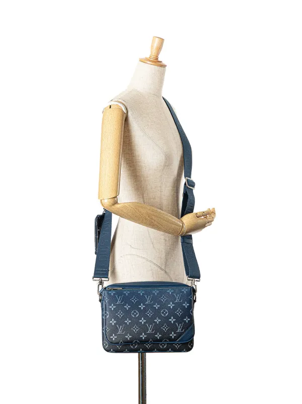 Louis Vuitton Pre-Owned 2021-2024 Monogram Gradient Trio Messenger