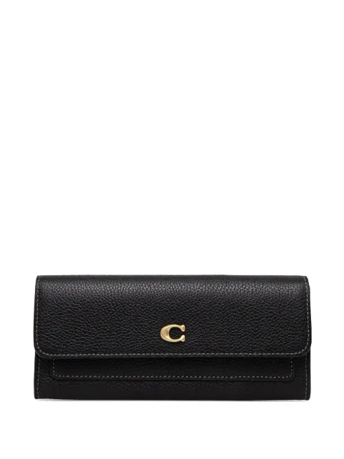 Coach portefeuille en cuir - Noir - Coach - Modalova