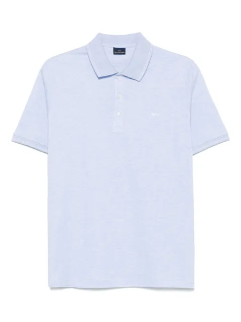 Paul & Shark logo-patch polo shirt