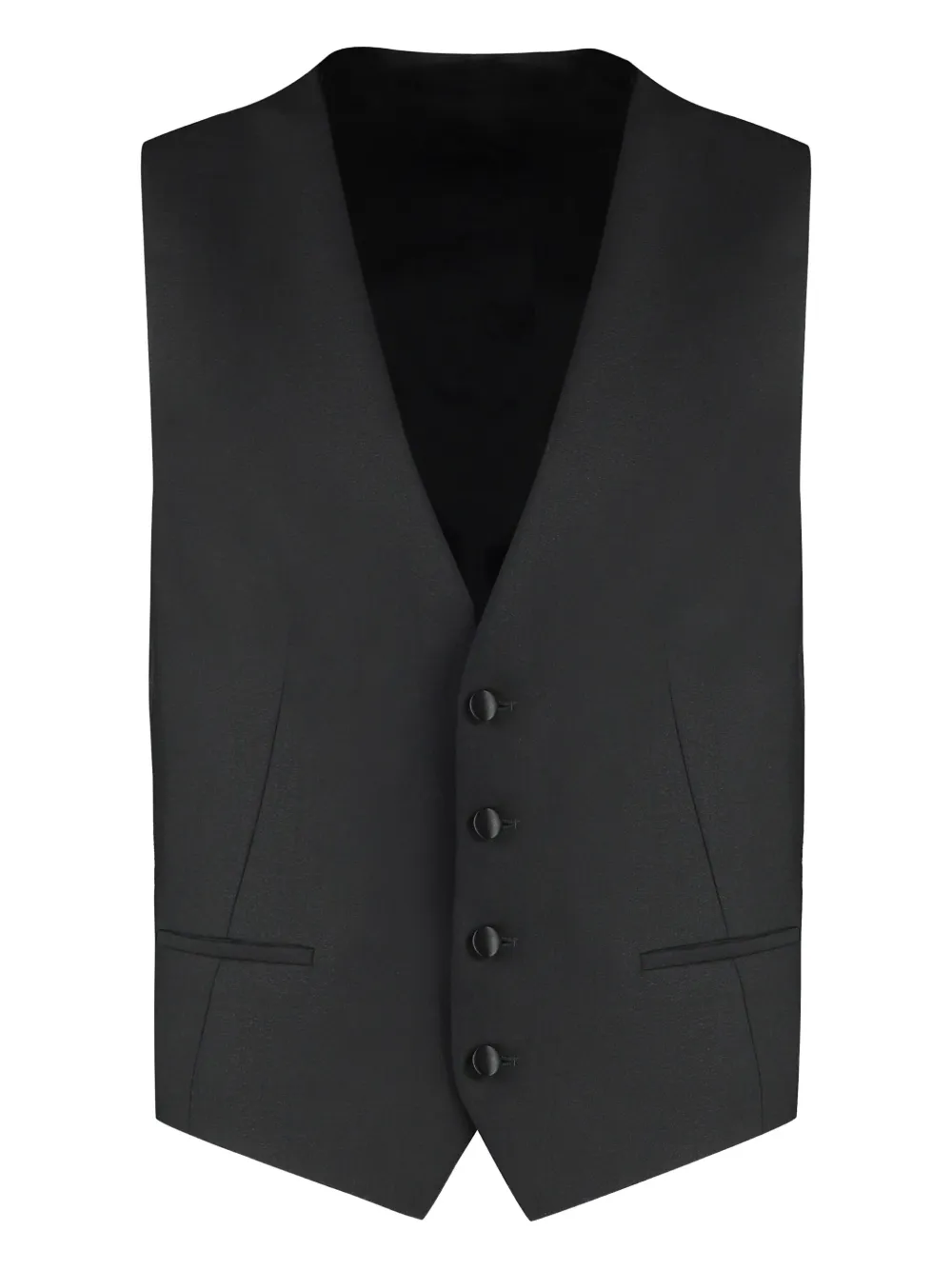 Zegna Wollen top Zwart