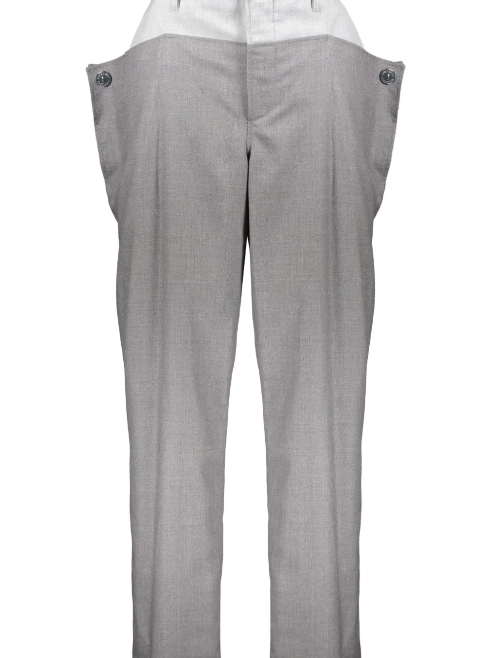 Burberry Wool Trousers In Grey