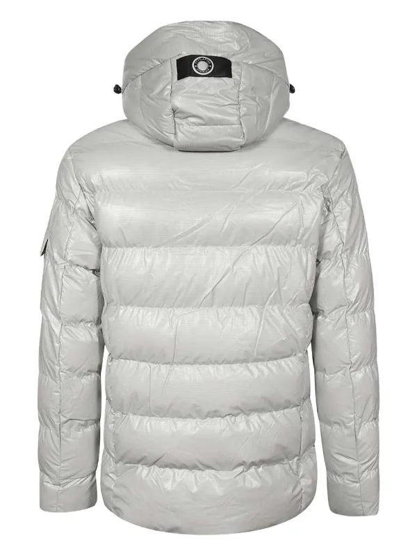 Point Zero Hooded Down Jacket Grey FARFETCH UK